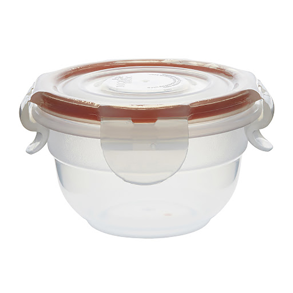 Hộp Bảo Quản Thực Phẩm Tròn Locknlock Nestable Zen Style 100ml (Silicone Màu Cam) - HSM941EM